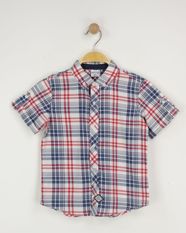 Picture of YF630 BOYS HIGH QUALITY SMART CHECKED SHIRT